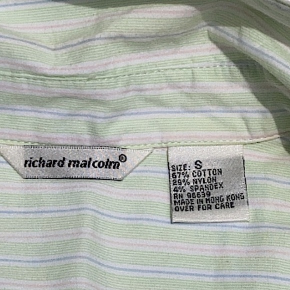 🆕Richard Malcom Sleeveless Button Down Shirt NWOT - Picture 5 of 10